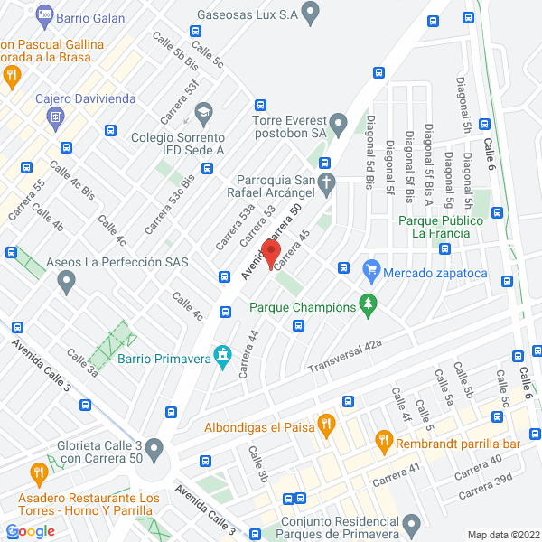 Map of Gruas Cranes Sas