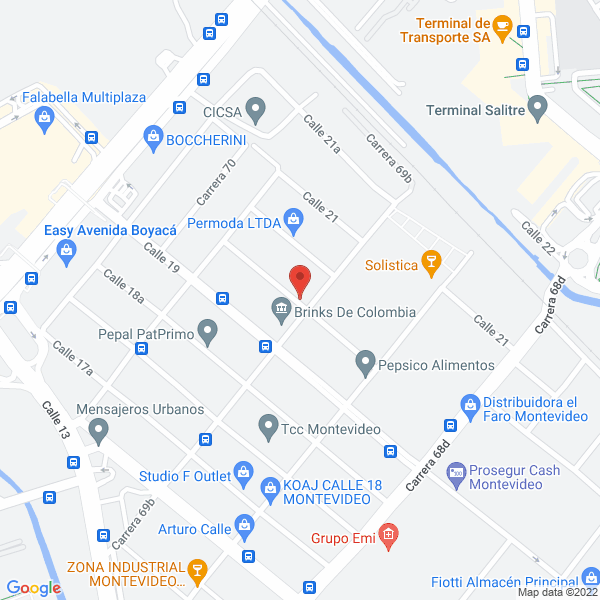 Map of Reycore Limitada