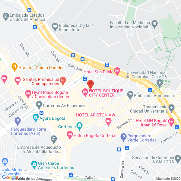 Map of Rocas Y Materiales Cía. Ltda.