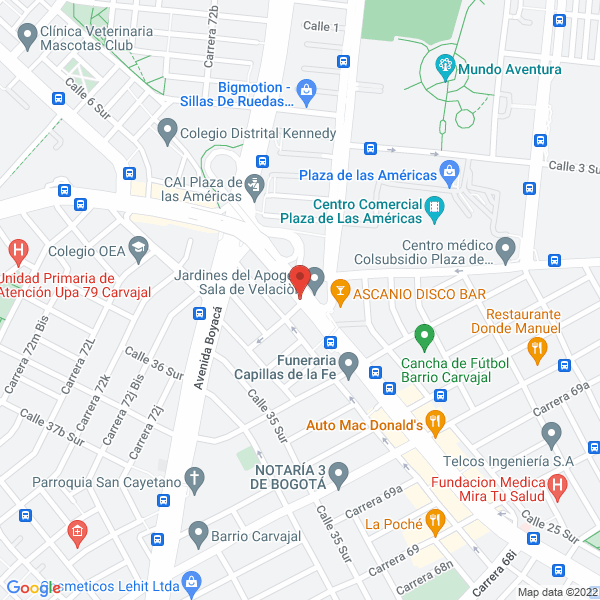 Map of Ródaz Café