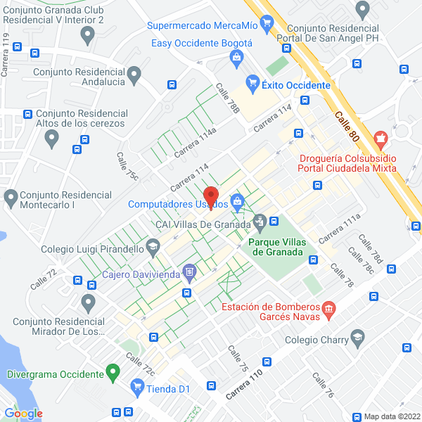 Map of Rodricargo Express Freight Forwarding Ltda.
