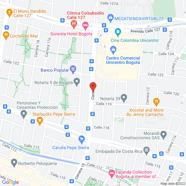 Map of Rodrigo Zaac
