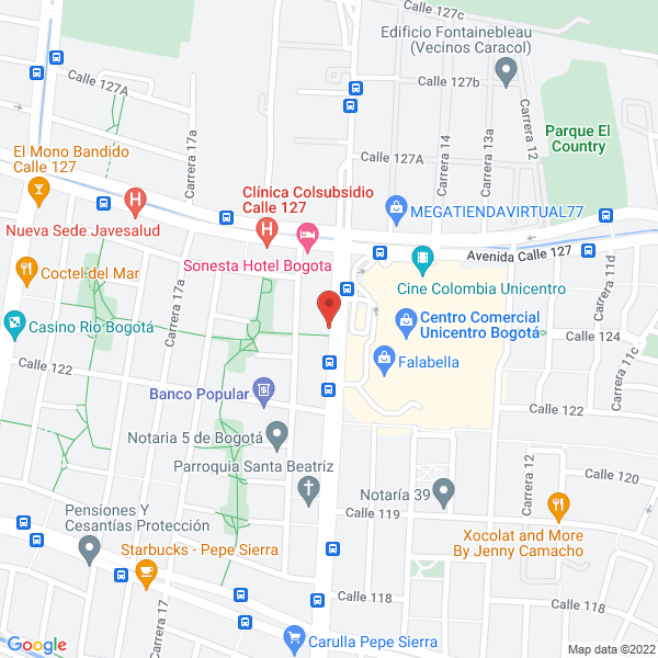 Map of Rodríguez Consultores & Asociados Ltda.