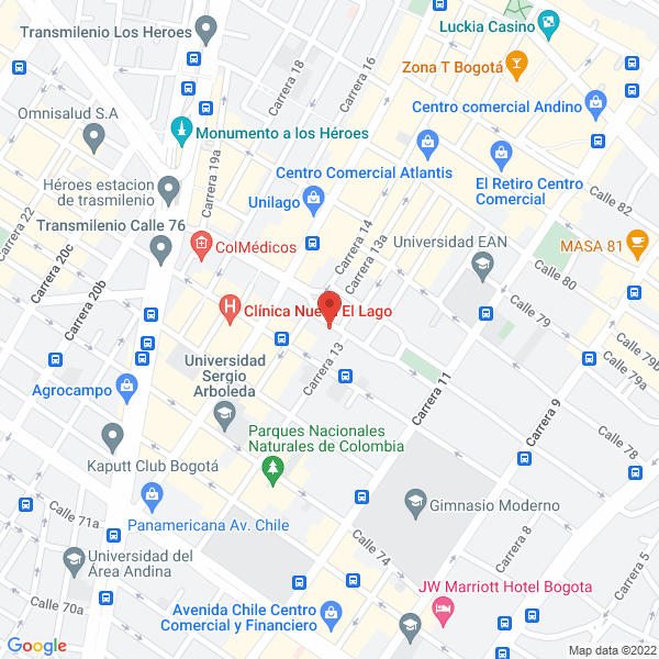 Map of Romero Villa Y Abogados Asociados S.A.S.