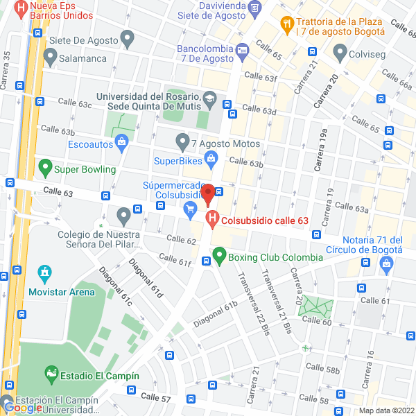 Map of Ropa Deportiva Tactica Ltda