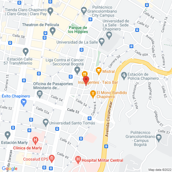 Map of Rosa De La Rosa