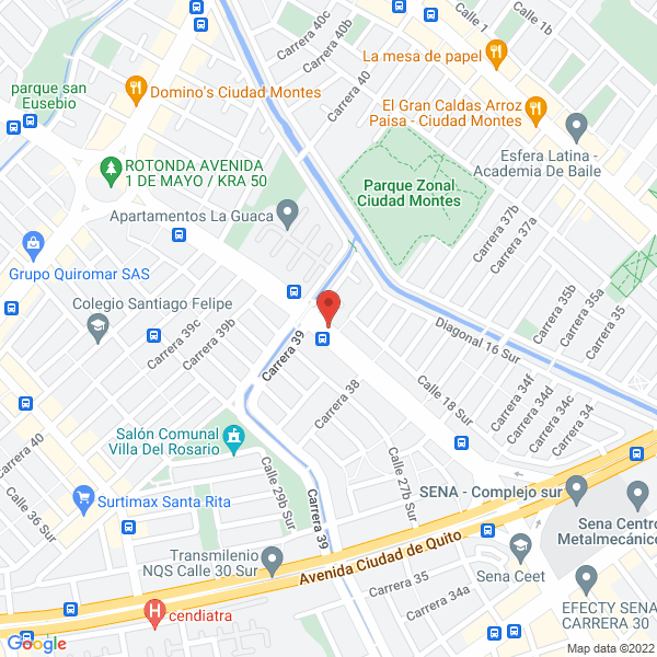 Map of Rte Cypress