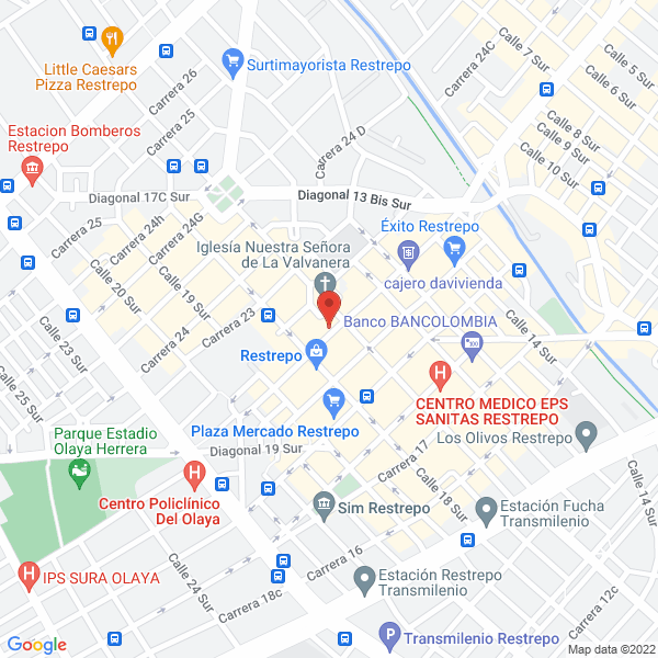 Map of Sala De Belleza Herney