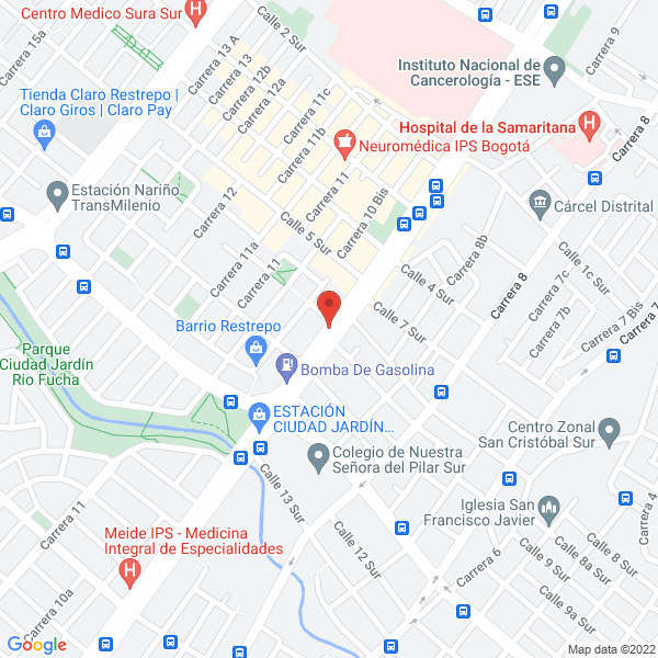 Map of Sala De Belleza Mercantil