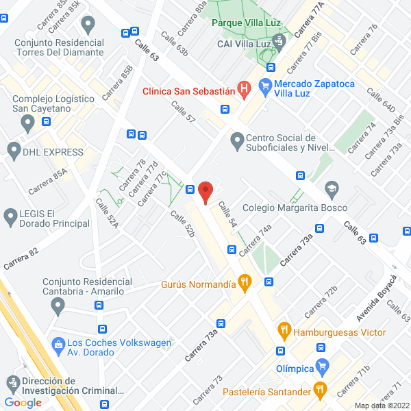Map of Sala De Belleza Pasarella
