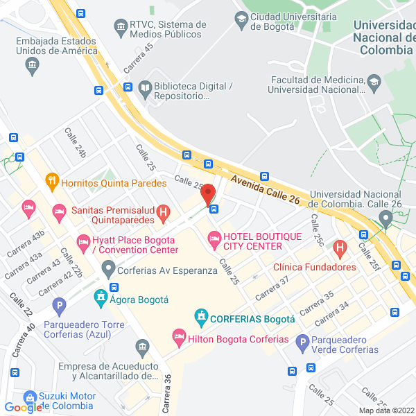 Map of Serida Ltda.