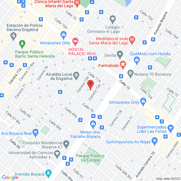Map of Serincar A.T. Ltda.
