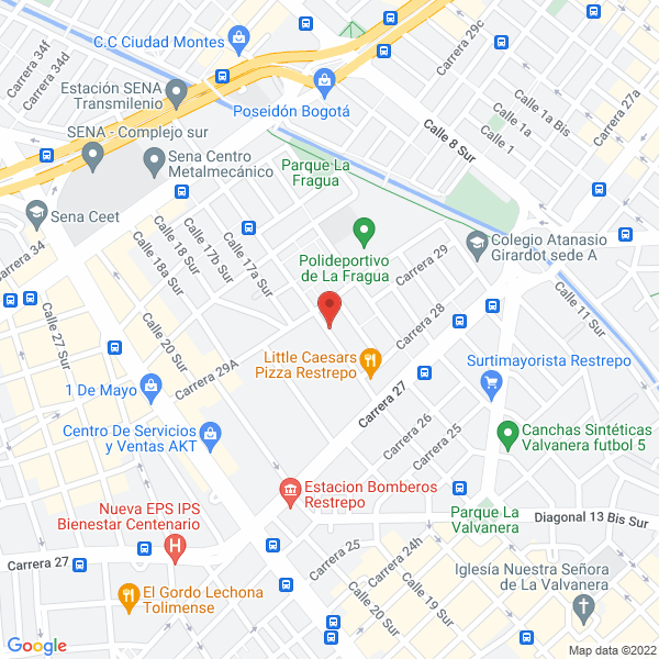 Map of Servillantas La Fragua