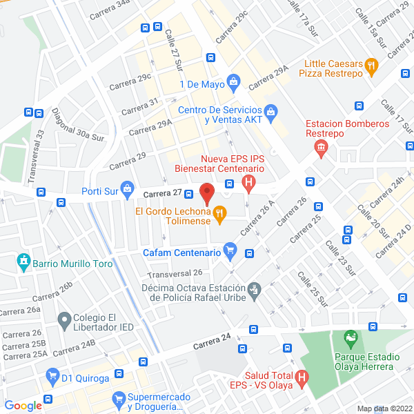 Map of Servillaves Carrillo