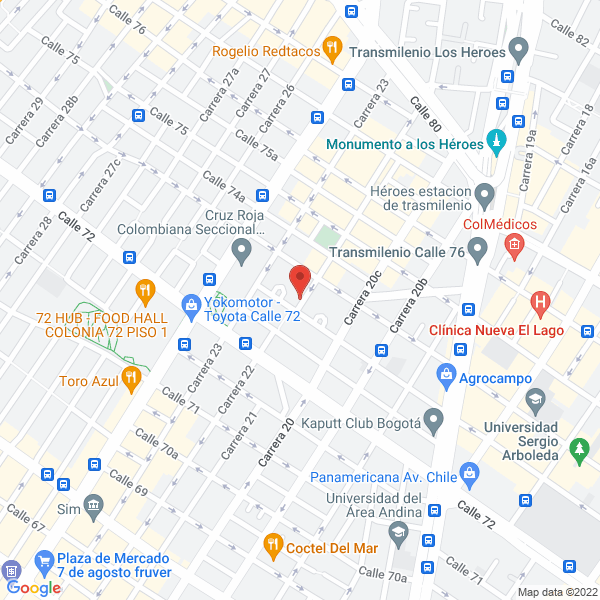 Map of Soluciotec Ltda.