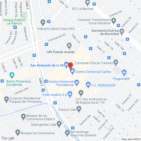 Map of Sonido Real Hermanos Ltda.