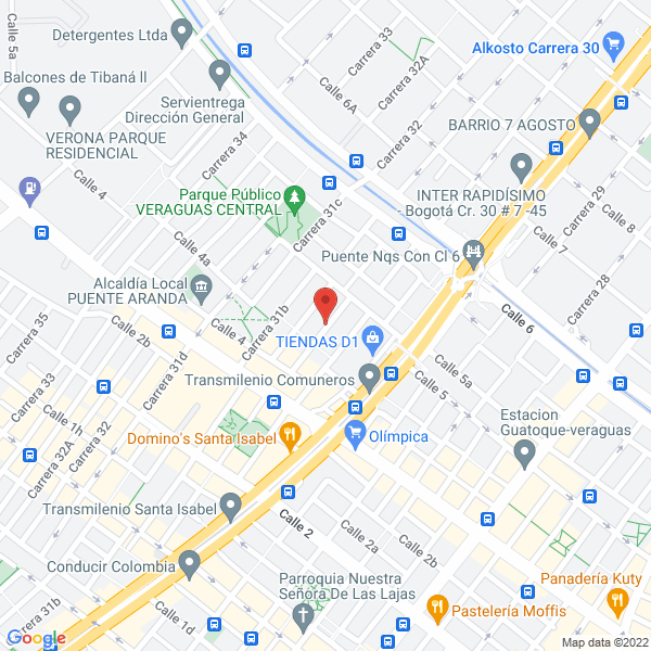 Map of Stilos De Moda Ltda.
