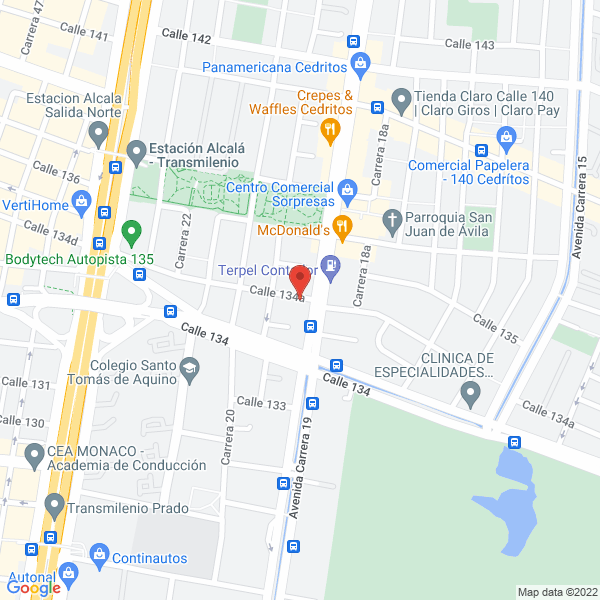 Map of Stock Colors