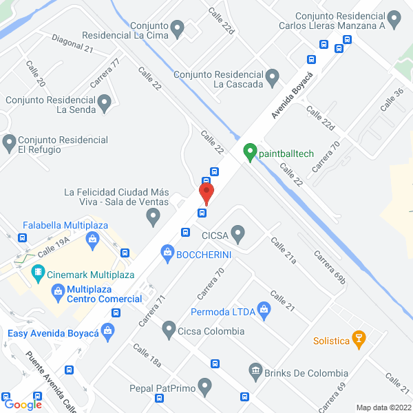 Map of Suelas Y Derivados De Poliuretano Ltda.