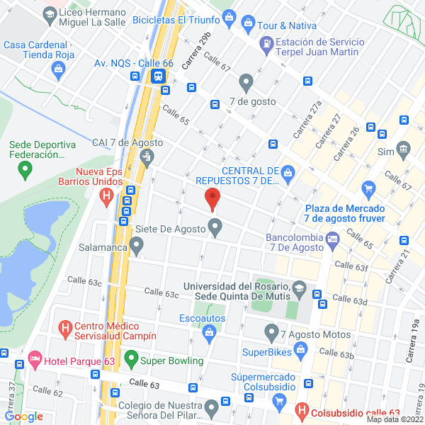 Map of Taller Norte Clutch
