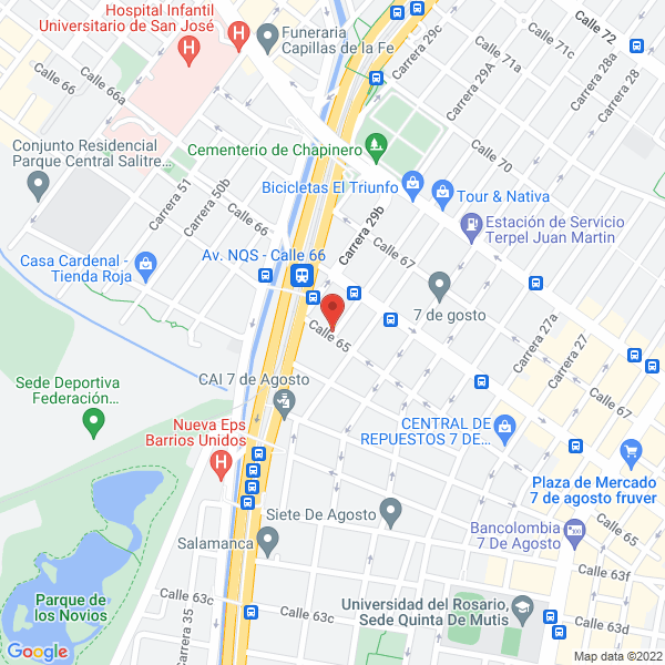 Map of Talleres Muñoz Ospina