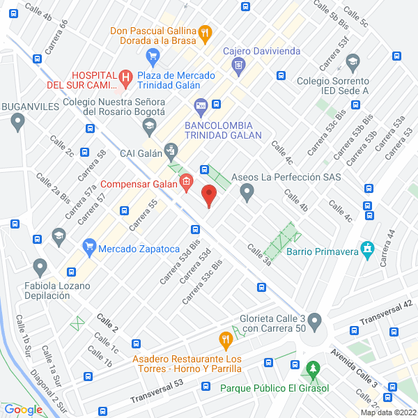 Map of Talleres Niño