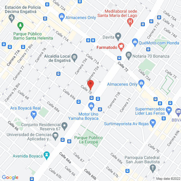 Map of Talleres Super Volkswagen
