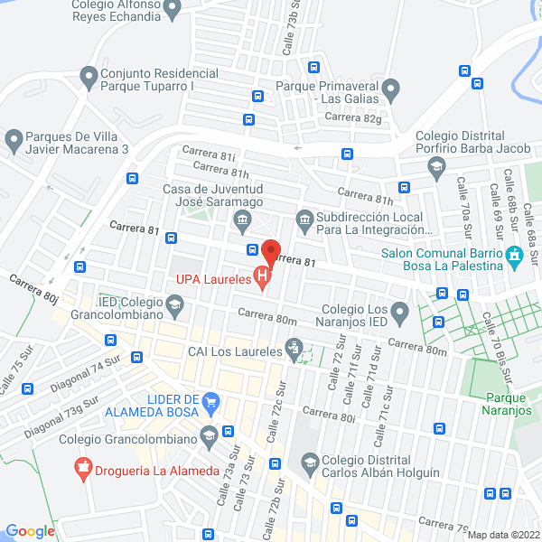 Map of Tecni Suministros R Y L S.A.S.