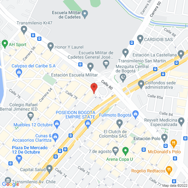Map of Tienda Y Cafetería Mi Hermano Y Yo