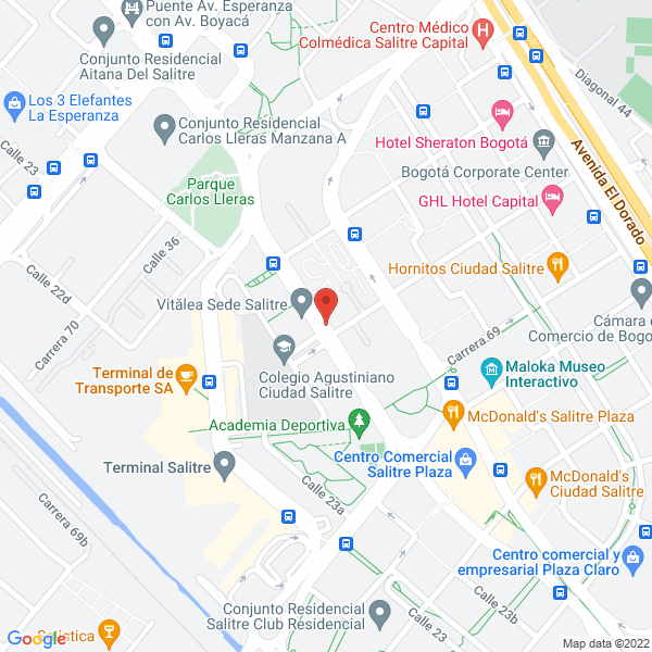 Map of Tiendas K