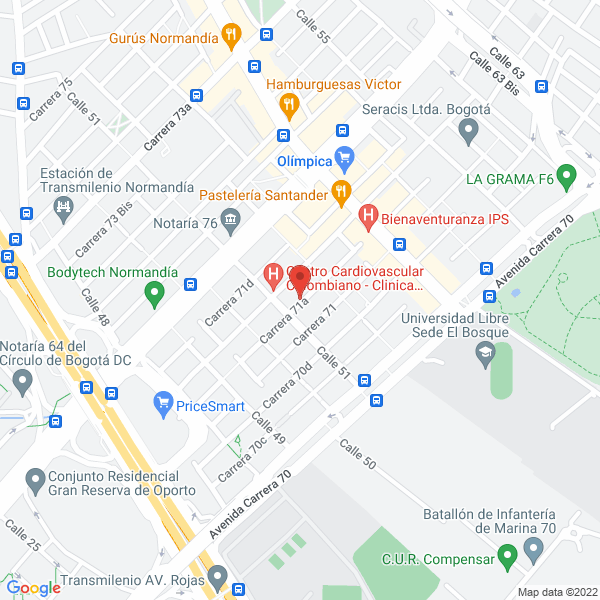 Map of Genéricos De La Sabana & Cía. Ltda.
