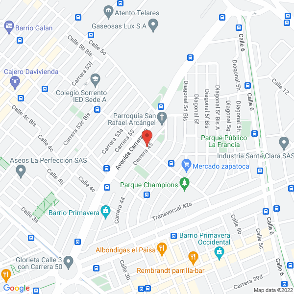 Map of Unidad Médica Quirúrgica Jana