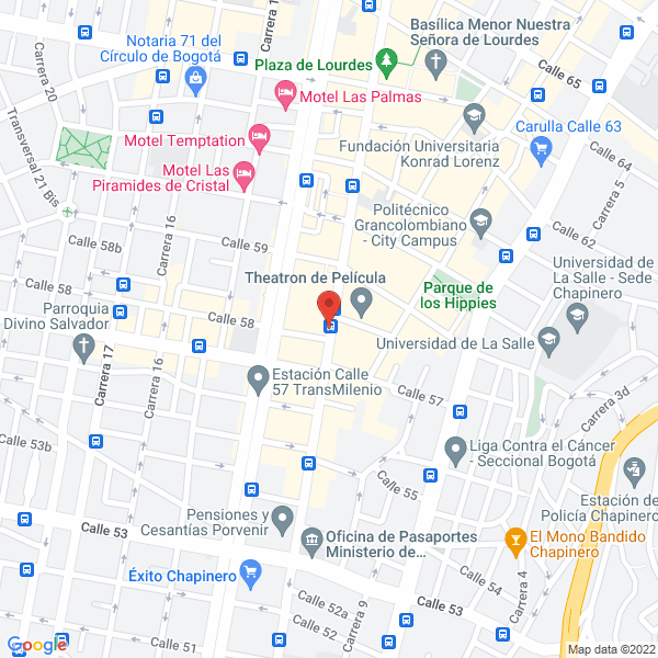 Map of Unidos Y Aliados De Colombia Ltda.