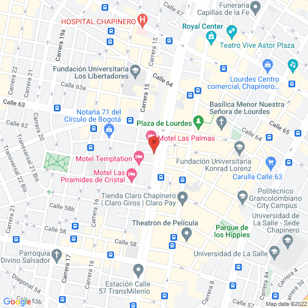 Map of Uniformes Dc