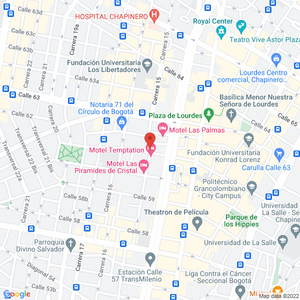 Map of Uniformes Yumed Salud