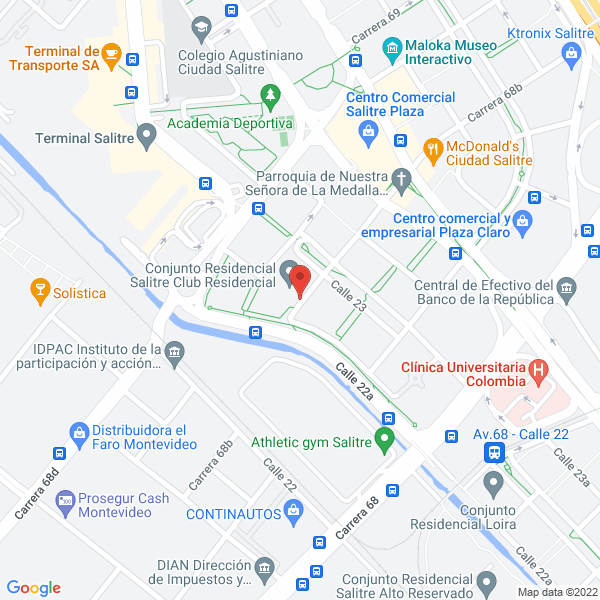 Map of Urs Scharli Y Cía. Ltda.