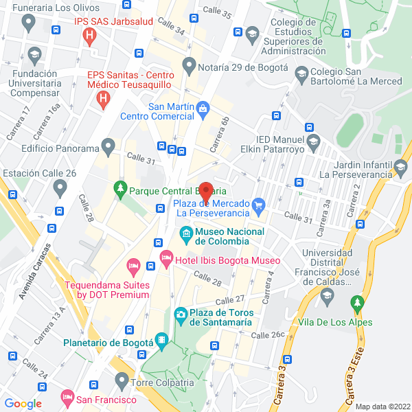 Map of Vaf Auditores Y Consultores Limitada