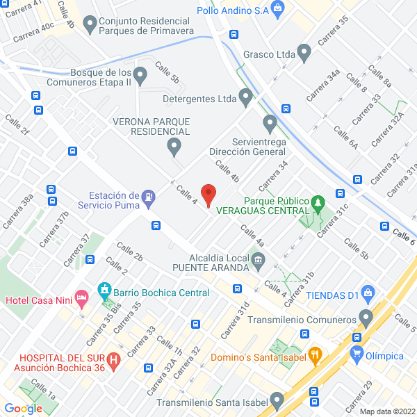 Map of Weisz Andina S.A.S.