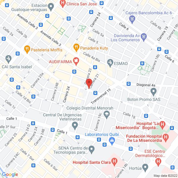 Map of Yesos Y Cornizas Jf.