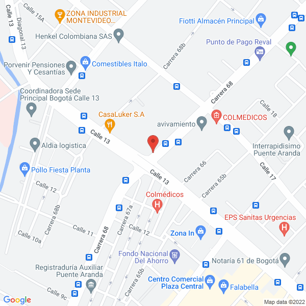 Map of Yuma Crocodile Products S.A.S.