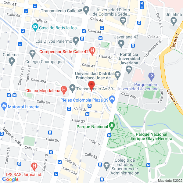 Map of Zamora Cadena Asociados Ltda