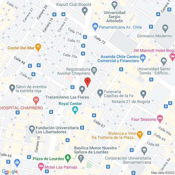 Map of Grupo Empresarial Y De Negocios Mister Chef William'S S.A.S.