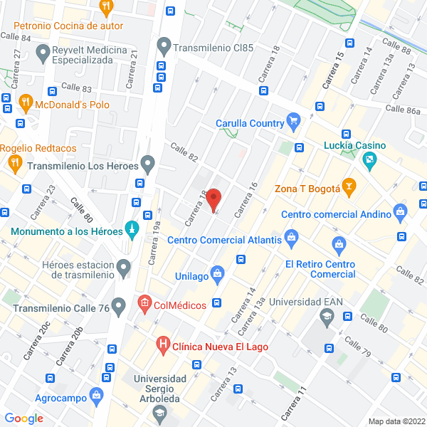 Map of Grupo Intermoda Internacional Ltda.