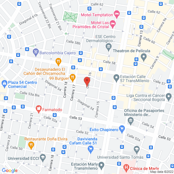 Map of Grupo Internacional Uccorus
