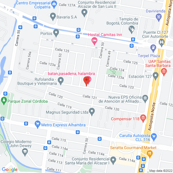 Map of Grupo Nuevo Oriente Ltda.