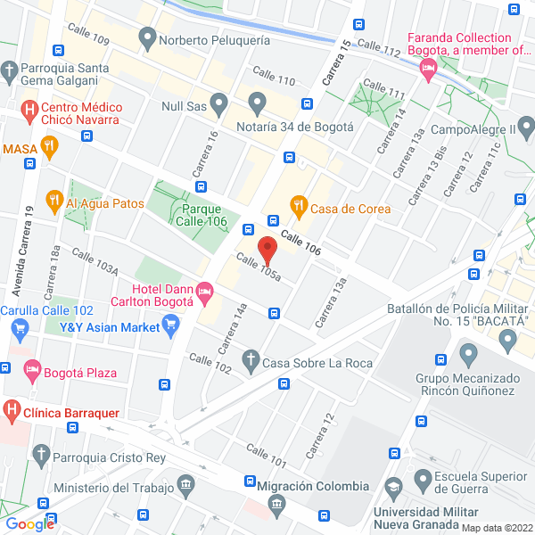 Map of H. Luque E Hijos Asociados S. En C.