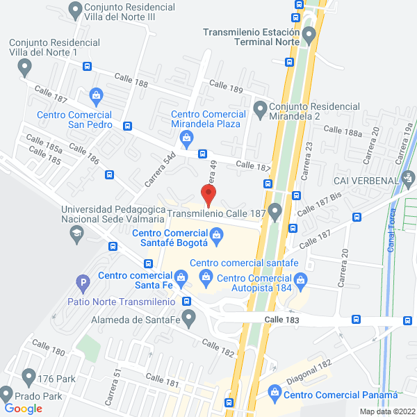Map of Hamburguesa Chicken Billy