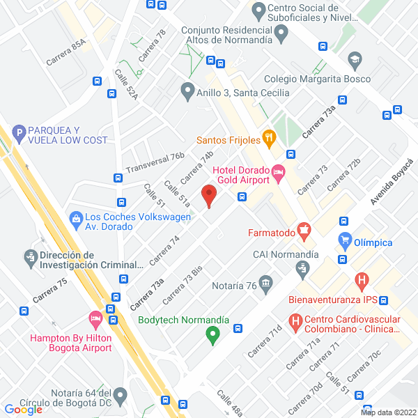 Map of Handel Ltda.