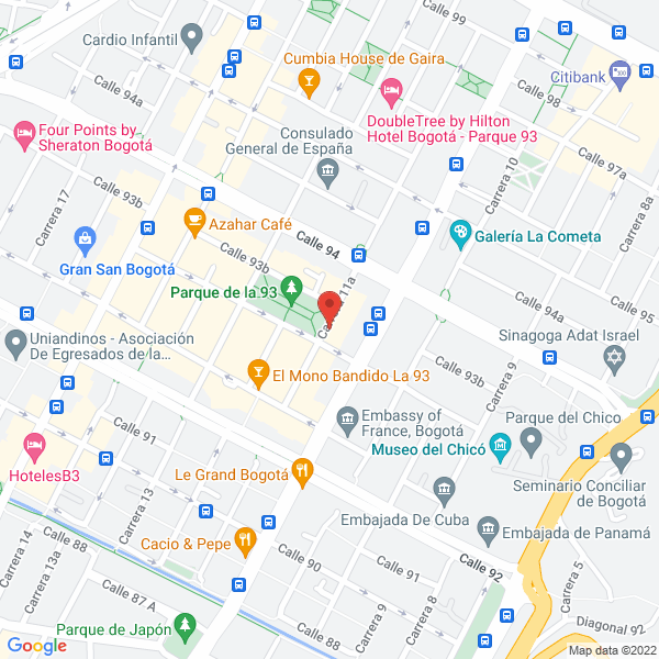 Map of Hanna Trading Ltda.