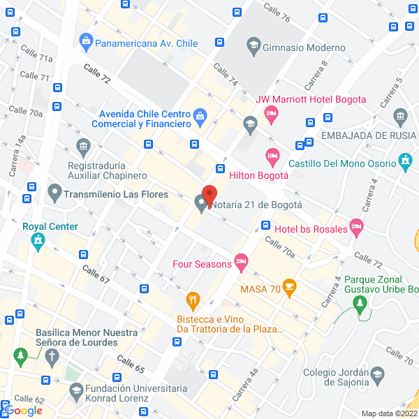 Map of Harker'S Asociados Y Cía. Ltda. Agente De Medicina Prepagada